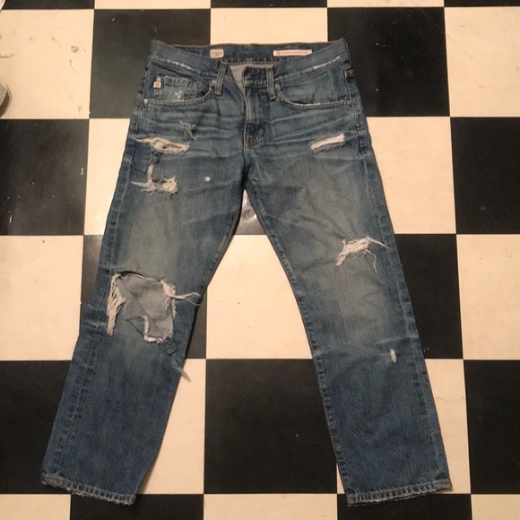 Adriano Goldschmied “Ex Boyfriend Crop” jeans. - Picture 1 of 5